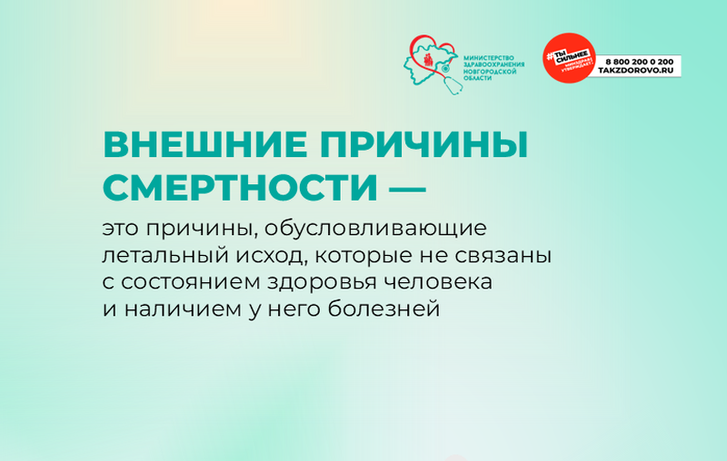 Как предотвратить смерти от внешних причин?.