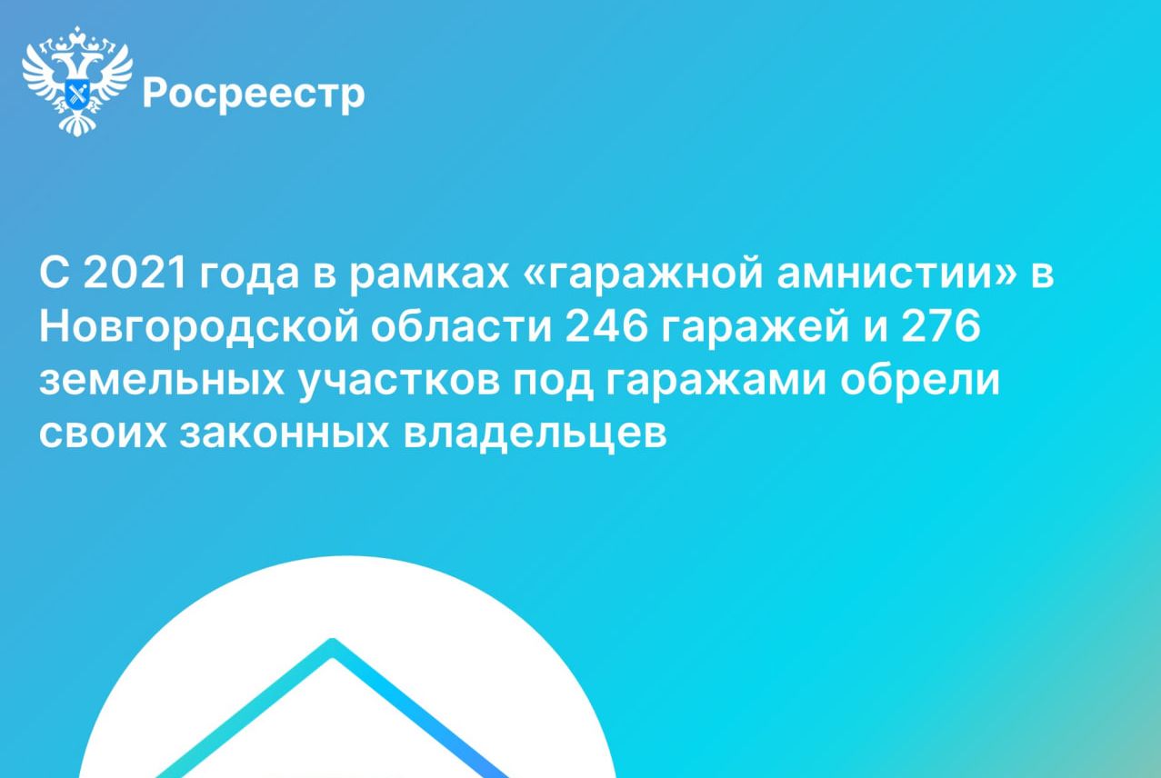 В Новгородской области с 2021 года легализовали почти 250 гаражей.